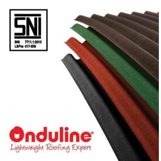ATAP BITUMEN ONDULINE - Genteng Tile ONDULINE CLASSIC 200 x 95 cm