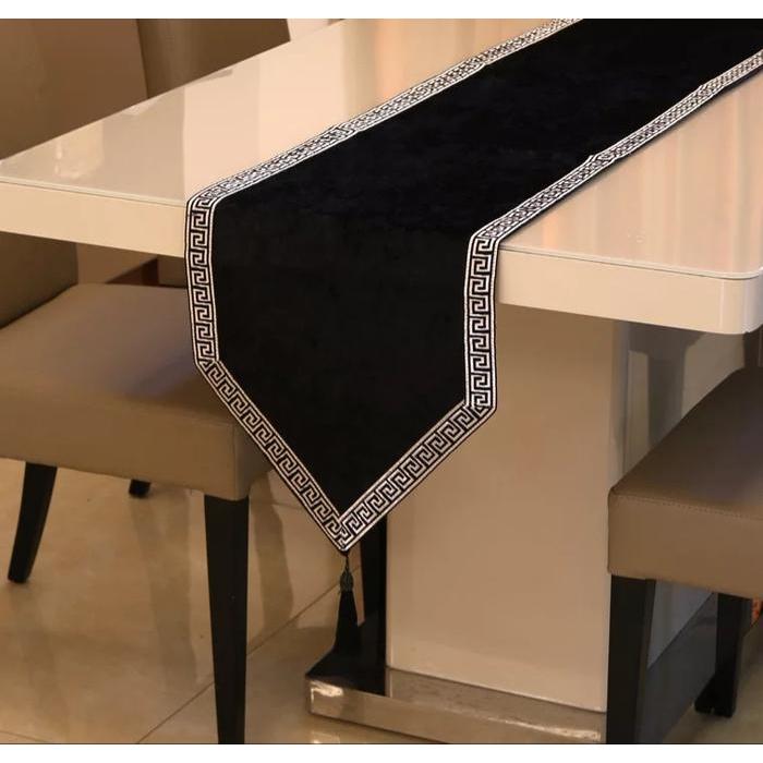 Table Runner Minimalis Mewah Panjang 300 cm - 3 meter Taplak