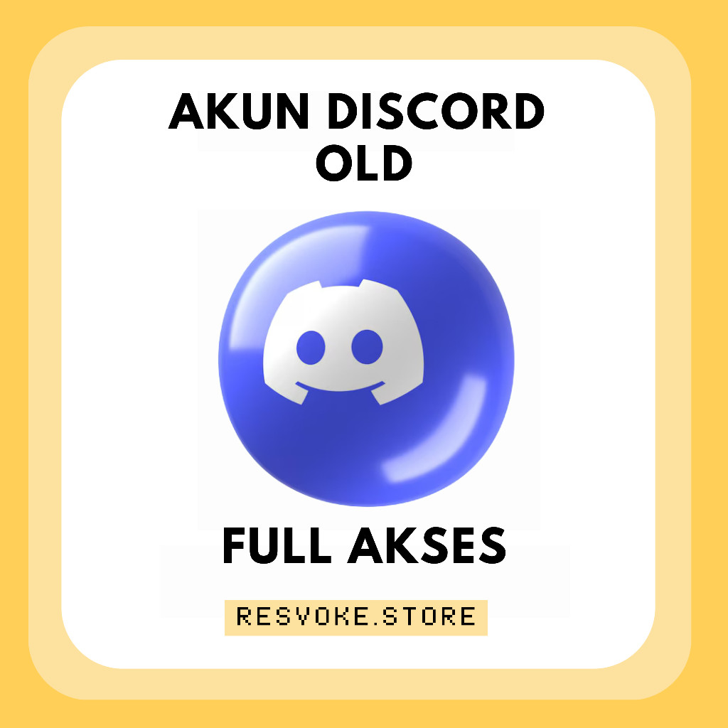 AKUN DISCORD OLD / TUA Termurah Proses Cepat