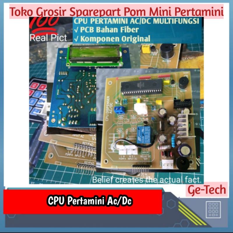 Original CPU Pom Mini AC/DC Digital IC Atmega 16/32 Program Versi Terbaru