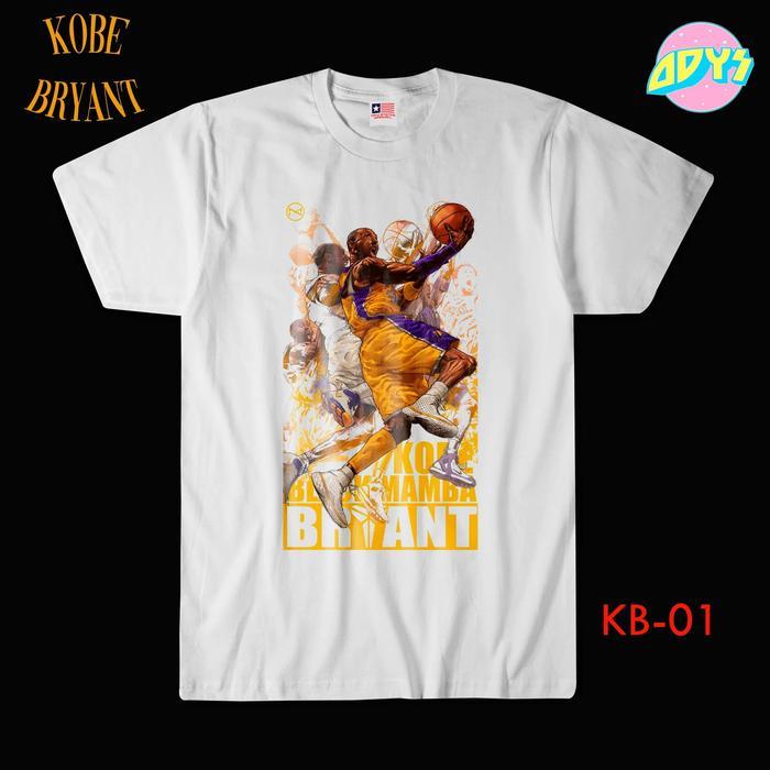 (COD) Kaos Kobe Bryant - Putih - Original New States Apparel - S