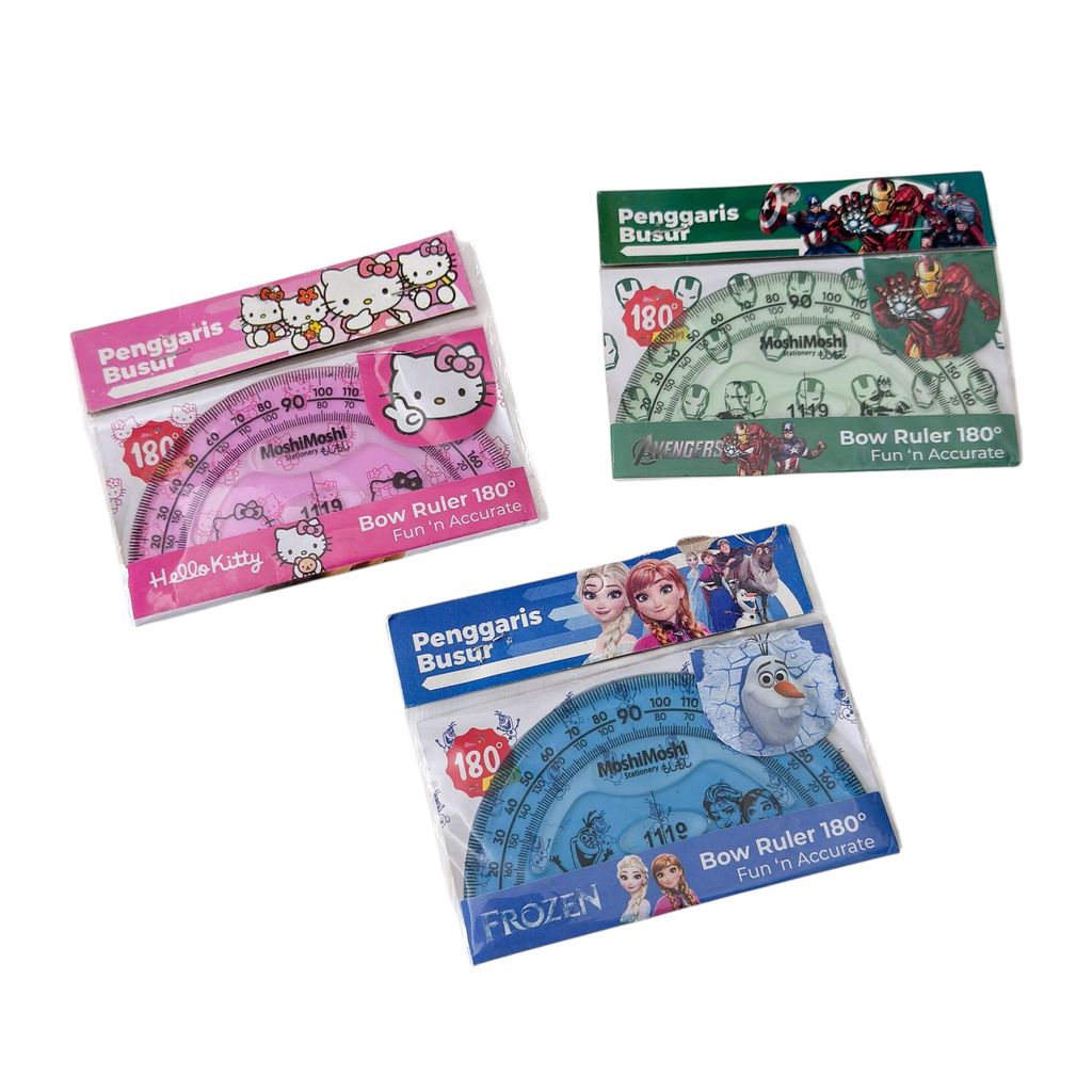PENGGARIS BUSUR 180 DERAJAT / PENGGARIS PLASTIK / PENGGARIS BUSUR