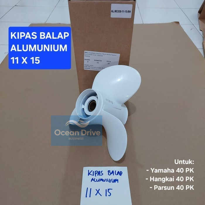 Propeller / Baling / KIPAS BALAP Mesin Tempel Yamaha 40 - 50 PK / HP