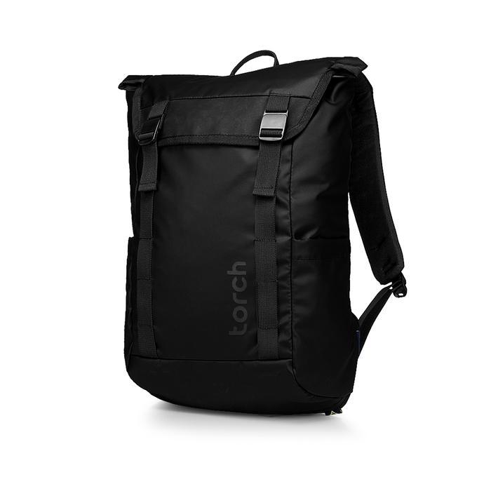 (Style Mall.id) Torch Tas Ransel Punggung Pria Wanita - Backpack Rain Cover Ider - Hitam