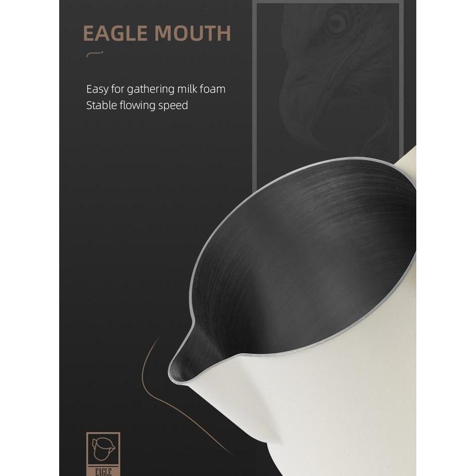 MHW-3BOMBER 450ML-520ML Turbo Milk Pitcher Stainless Steel 304 Better Fusion of Milk Foam / Milk Jug