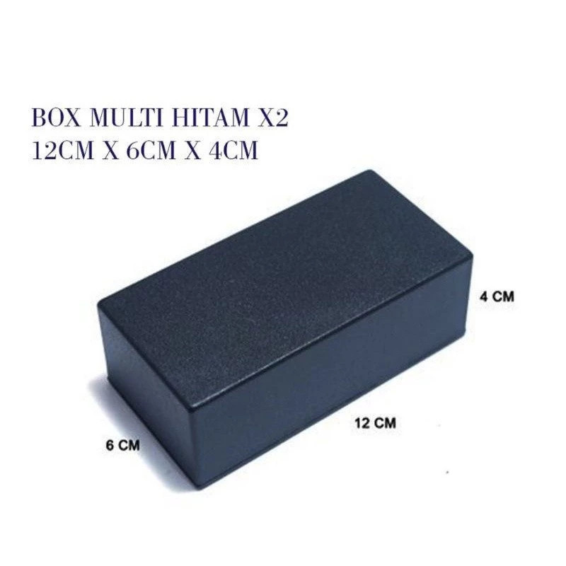 BOX X2 PLASTIK HITAM