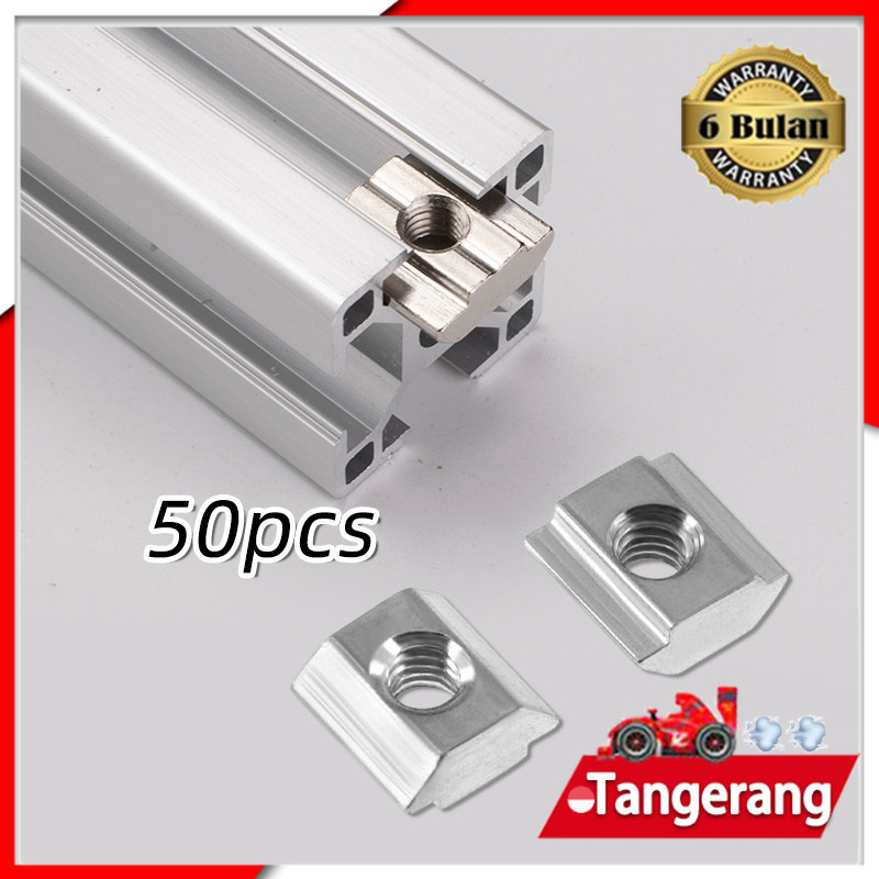 50pcs T Sliding Nut M5 / M5 Sliding T Nut Aluminium Profile Alu 20 Seri