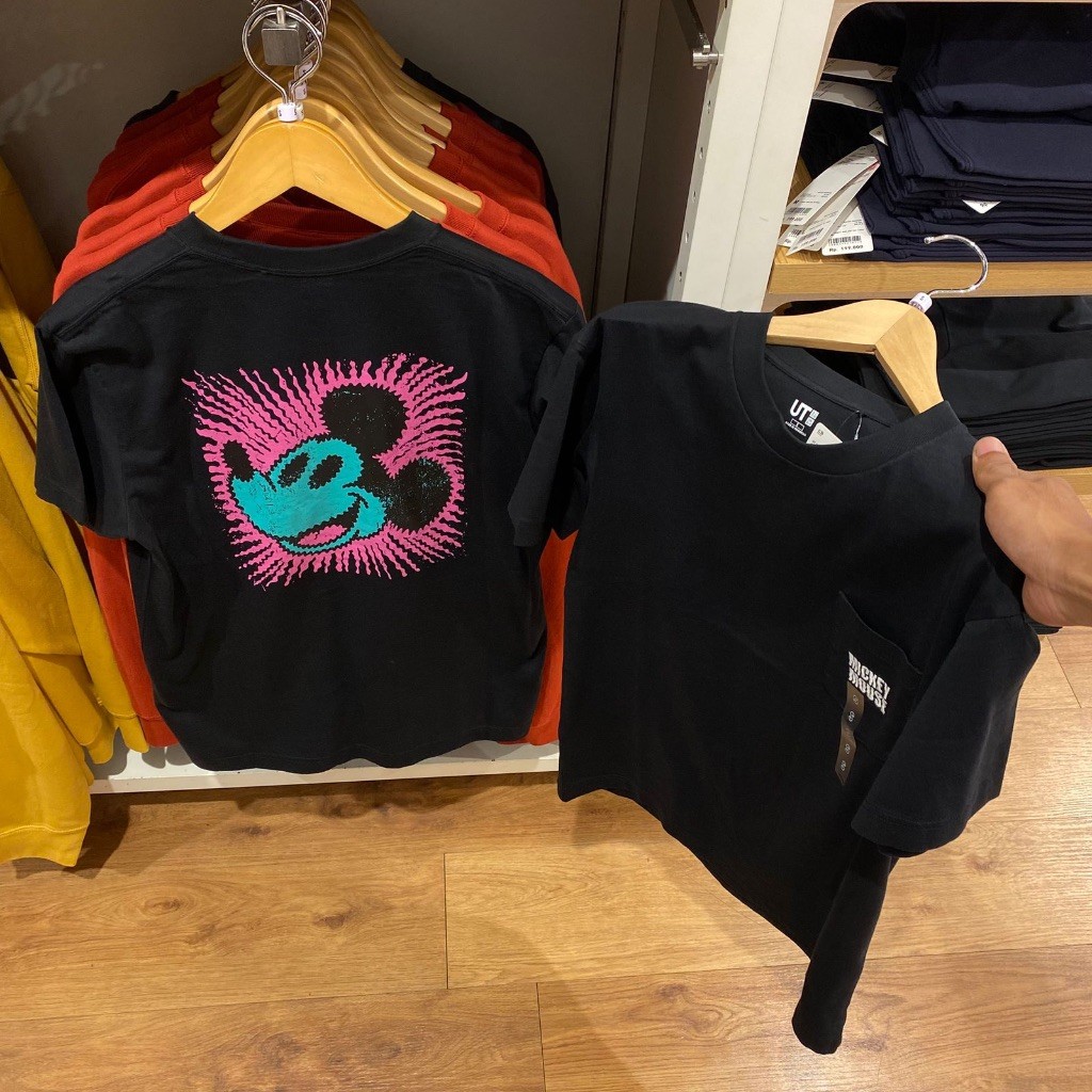 Kaos Jastip Tshirt Uniqlo X Disney (Man) Ukuran S-XL 12.12 Man Unisex Full Tag