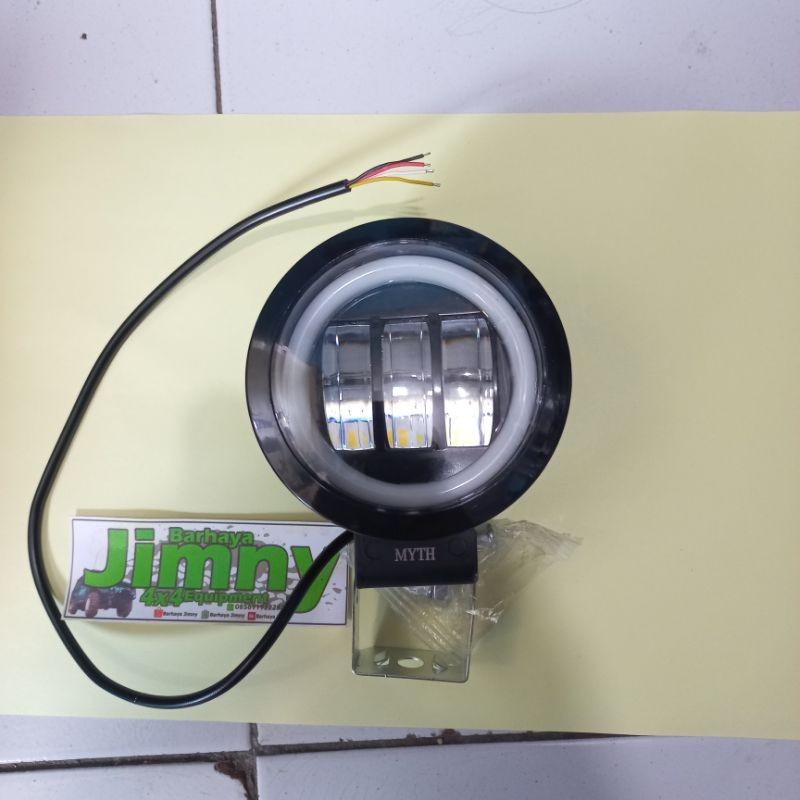 LAMPU TEMBAK LED KATANA JIMNY FOGLAMP 3.5INC 90MM KUNING PUTIH