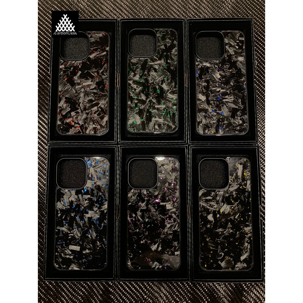 Magnetic Real Forged Carbon Case for iPhone 17 17Air 16 15 14 13 12 11 Pro Max 16+ 15+ Protective Ph