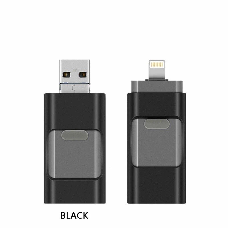 OTG USB Flash Drive Memory Stick For iPhone 12 11 X XR iPad 16/128/256/512GB