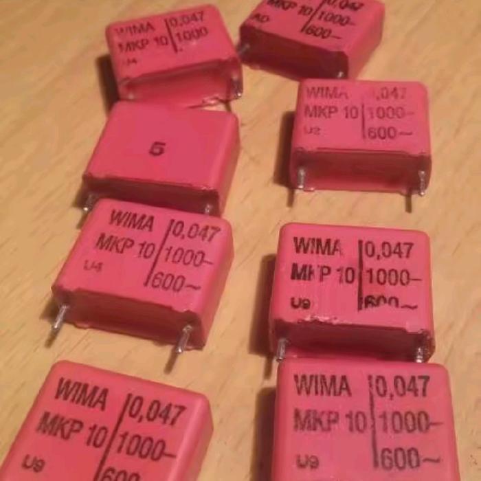 MKP10 47nF/600v/1000v 0.047uf 47n 47nf 47 nf Wima (used) BERKUWALITAS...