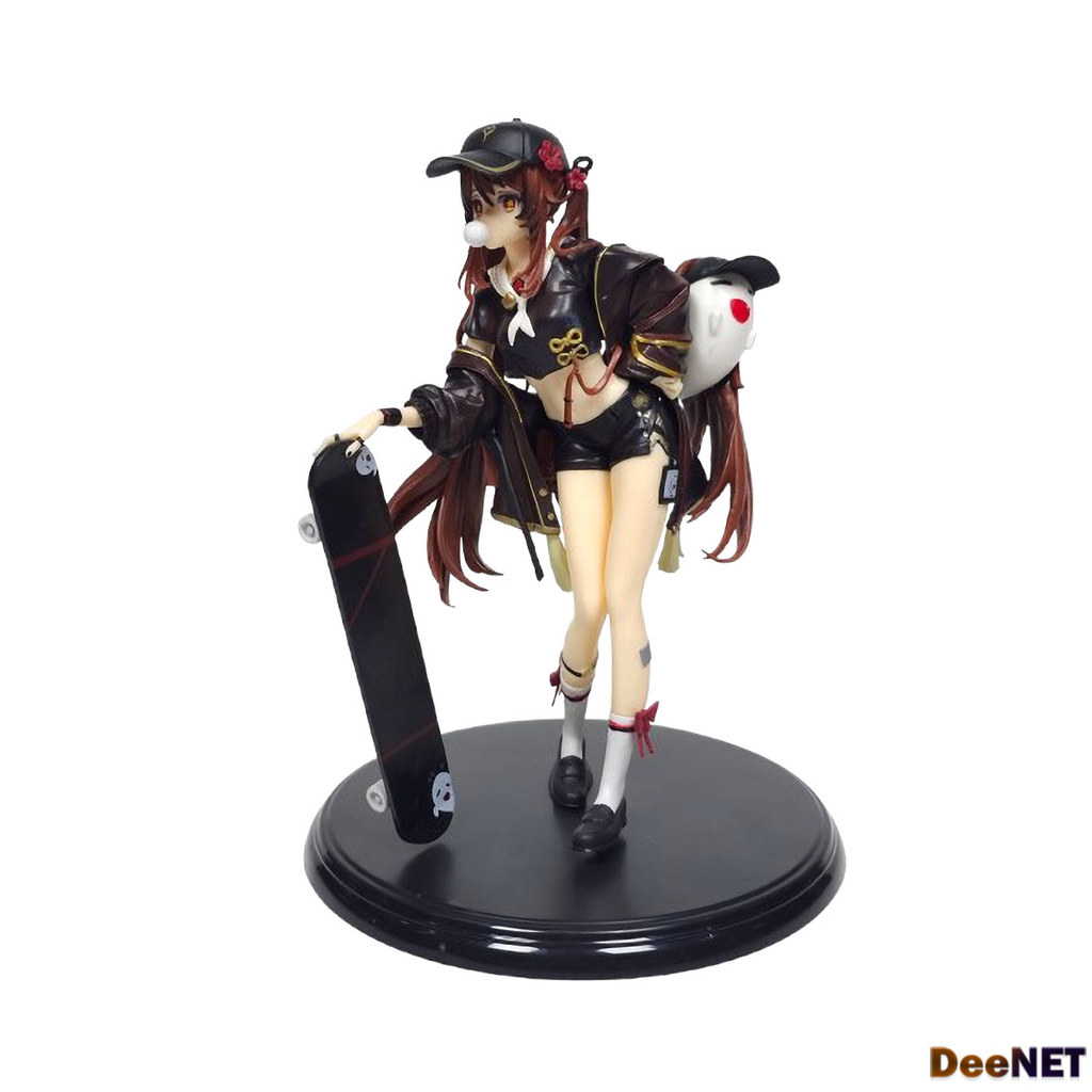 Hu Tao Skateboard Genshin Impact 23cm Action Figure PVC D-YLG188