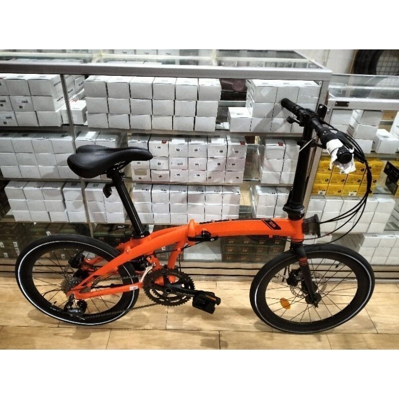 Sepeda Lipat Element Ecosmo Z9 Matte Orange