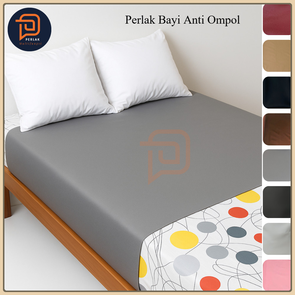 Perlak Kasur Anti Ompol untuk Alas Lansia Dewasa Anak Besar Bayi Tidur / Taplak Meja Tahan Air /