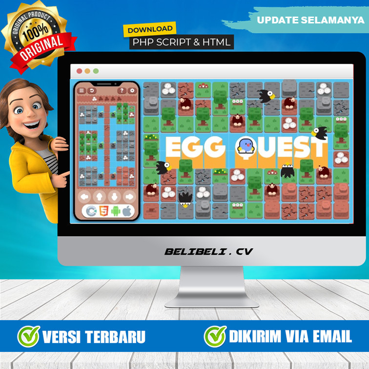 Source Code HTML 5 Game - Premium Game - EggQuest HTML5 , Construct 3