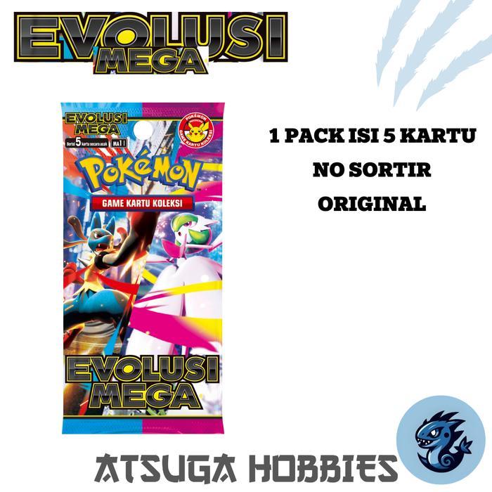 Kartu Pokemon “Evolusi Mega” - Evolusi Mega Orinal Booster Pack MA1