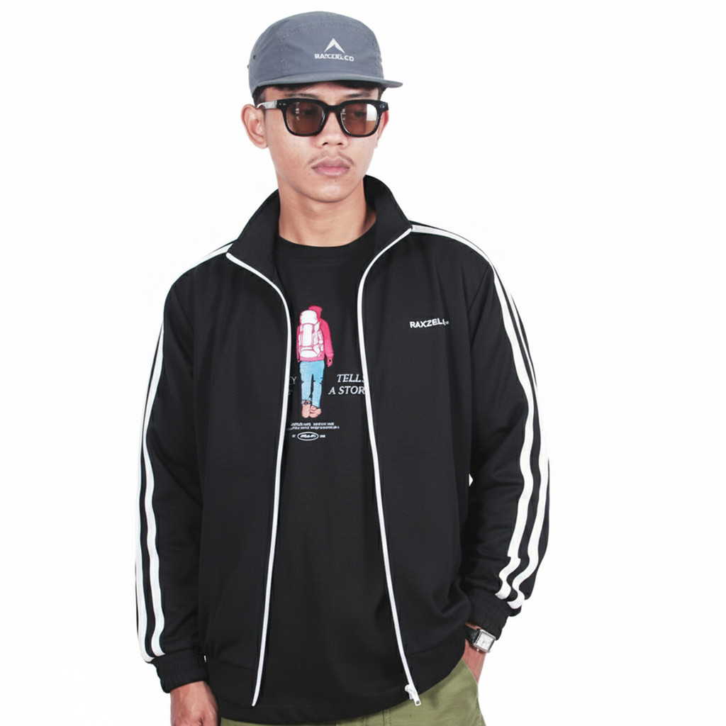 Raxzel Jacket Tracktop Tracker Black 5J