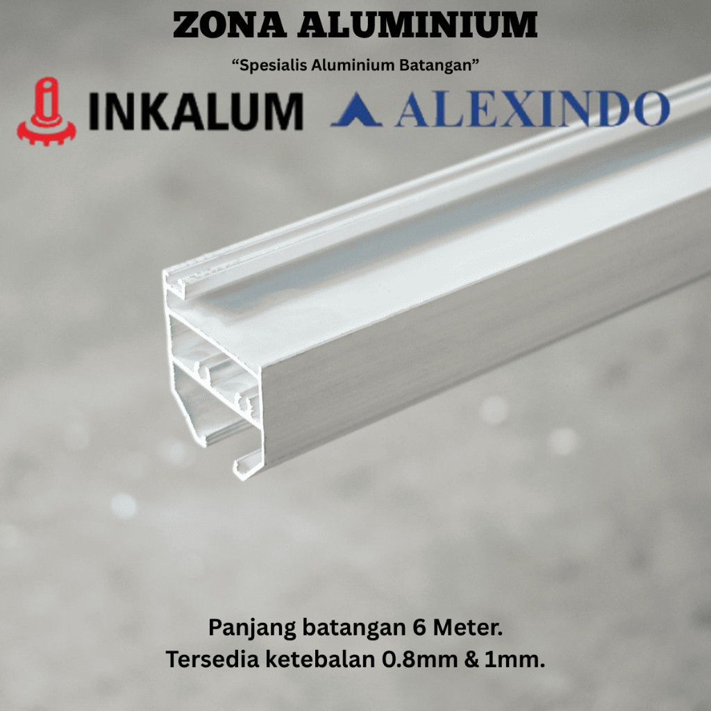 INKALUM ALEXINDO Aluminium Batangan 8309 Daun Jendela Gunung untuk Casement Window