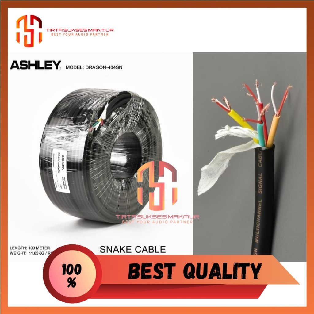 Kabel Snake isi 4 Ashley Dragon-404SN 4 Channel Per meter