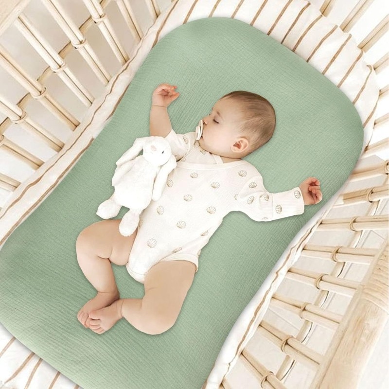 Portable Infant Bed for Boy Girls Multifunctional Baby Mattress Lightweight Travel Bed Baby Cushions