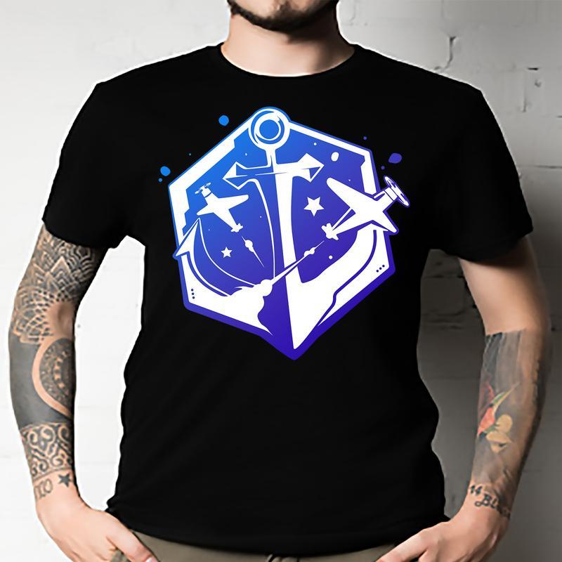 Kaos Baju Azur Lane Essential Kaos Logo Azur Lane