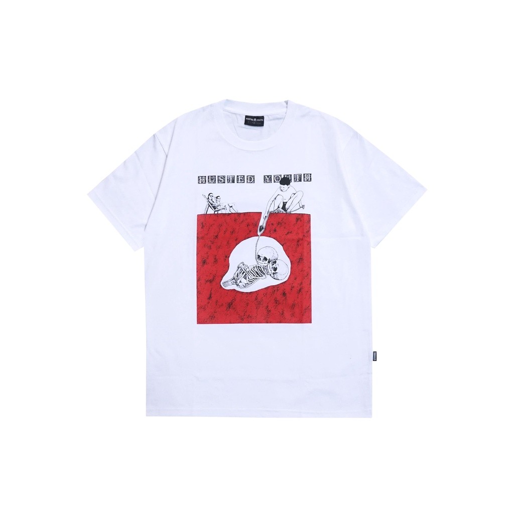 (COD) HUSTED KAOS PUTIH SANDS