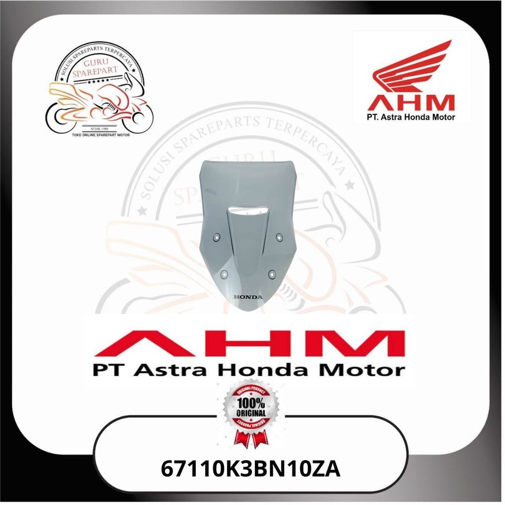 Set Illust Wind Screen Type 1 Honda CB150X 67110K3BN10ZA