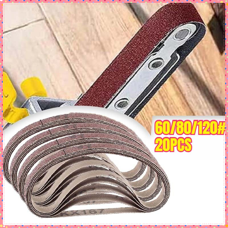 20buah Amplas Belt Adaptor Belt Sander Mini Belt Sander Adaptor Gerinda Amplas 10x330 Mm