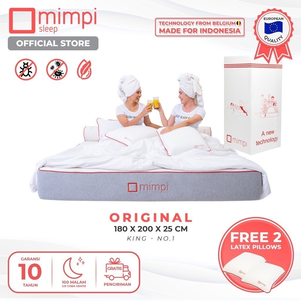 Kasur Mimpi Original 180 x 200 (Kasur Latex)