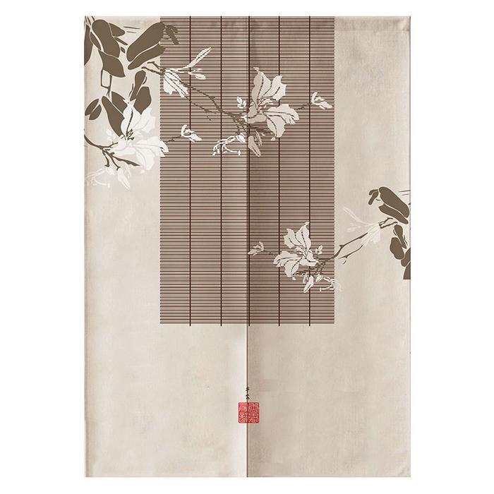 Tirai Pintu / Gorden Pintu Pembatas Pintu Kamar Tidur Dapur Dekorasi - Bamboo Flower