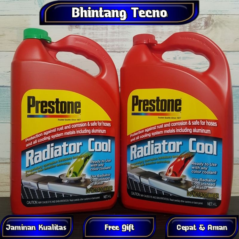 Air Radiator PRESTONE 4 Liter / Prestone Radiator Coolant