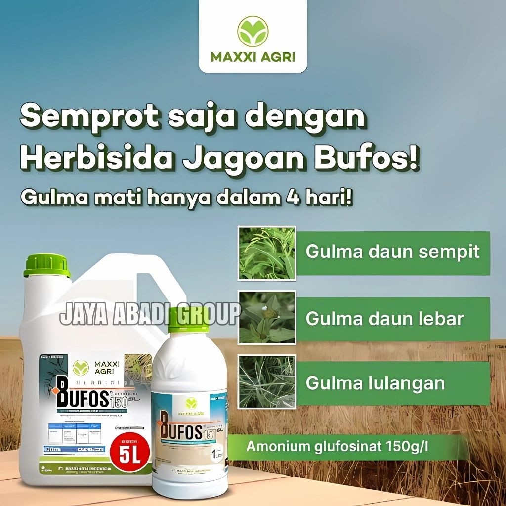 BUFOS HERBISIDA AMONIUM GLUFOSINAT 1 LITER
