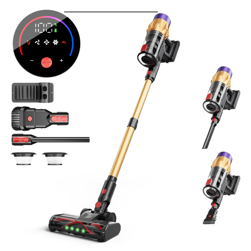 V18 Cordless Vacuum Cleaner 550W 35000Pa Handheld Home Cleaning Tool Brushless Motor Powerful Suctio