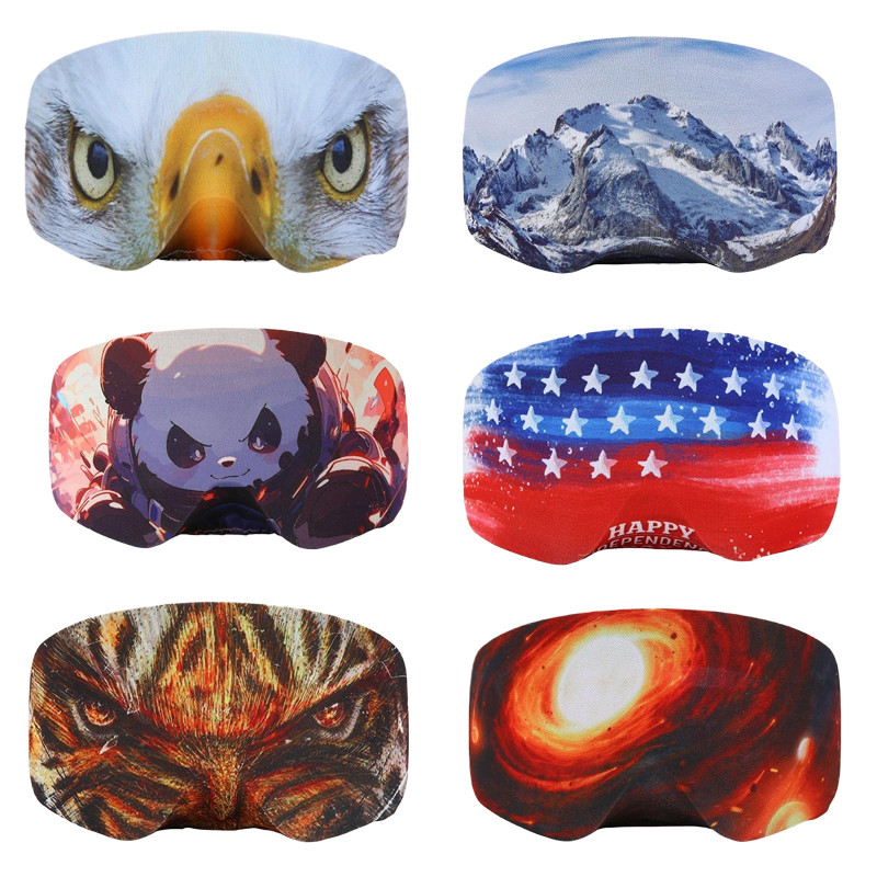 Ski Goggle Cover Scrat-Proof Snowboarng Goggle Protector Cover Elastic Ski Eyewear Cover Snow Sport 