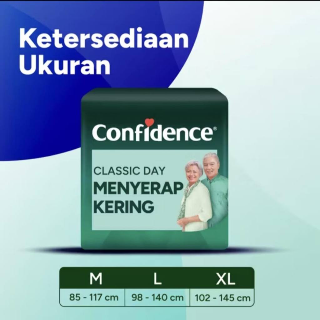 Confidence Classic Day Popok Perekat Jumbo M L XL