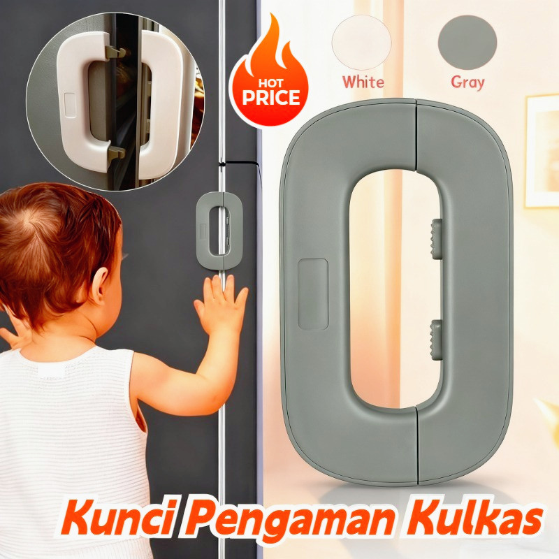 COD Baby Safety Lock Pengunci Kulkas Yang Kuat Kunci Kulkas Pintu Laci Lemari Pakaian Pengaman Anak