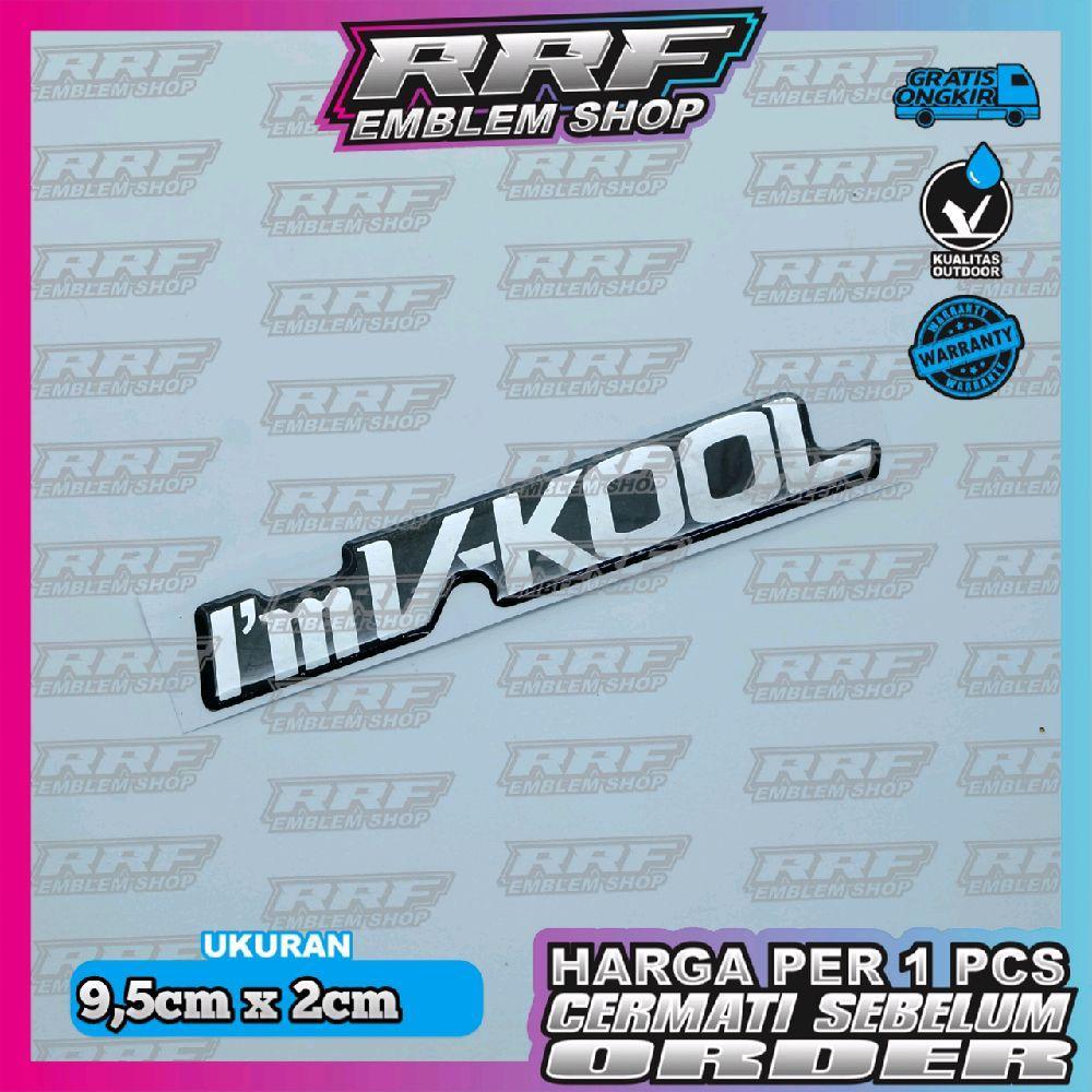 Emblem timbul KACA FILM I'm V KOOL