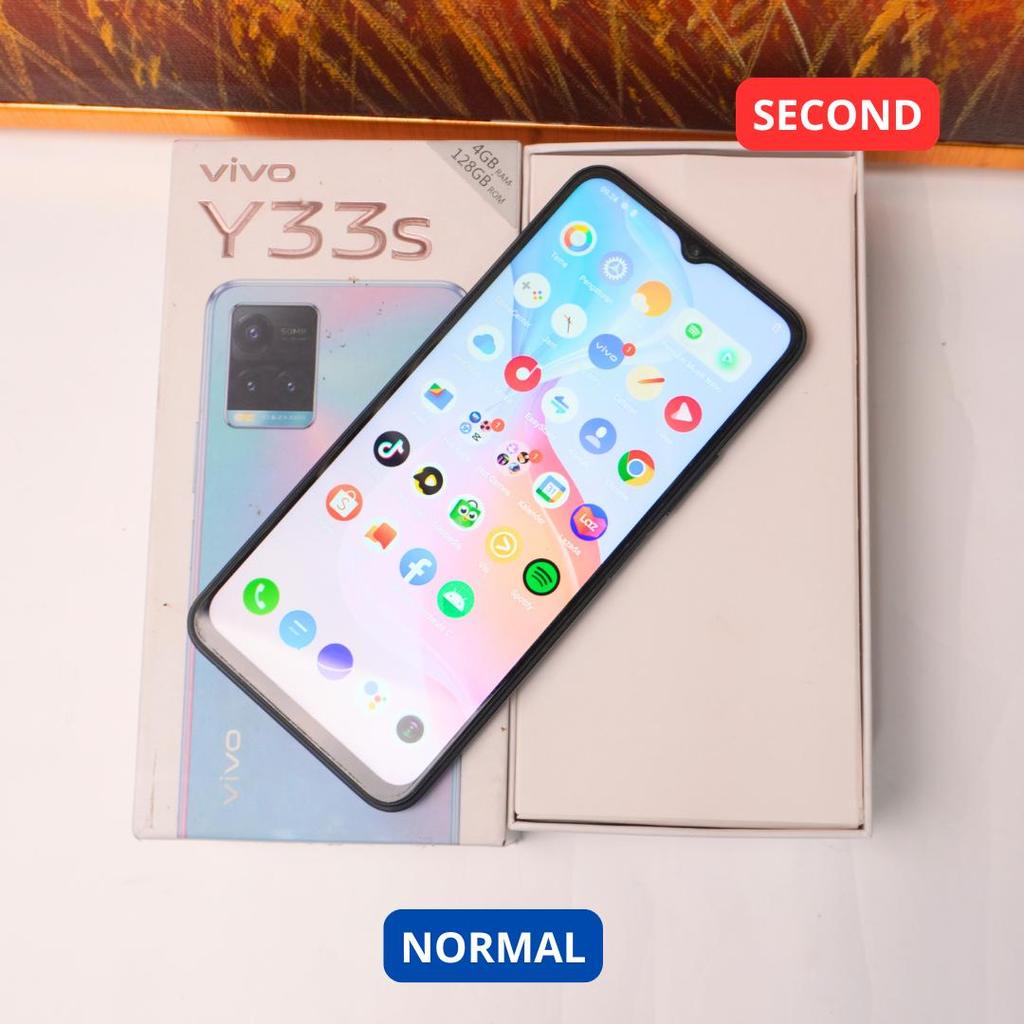 VIVO Y33S 8/128 GB HP SECOND ORIGINAL SINAR MUTIARA CELL