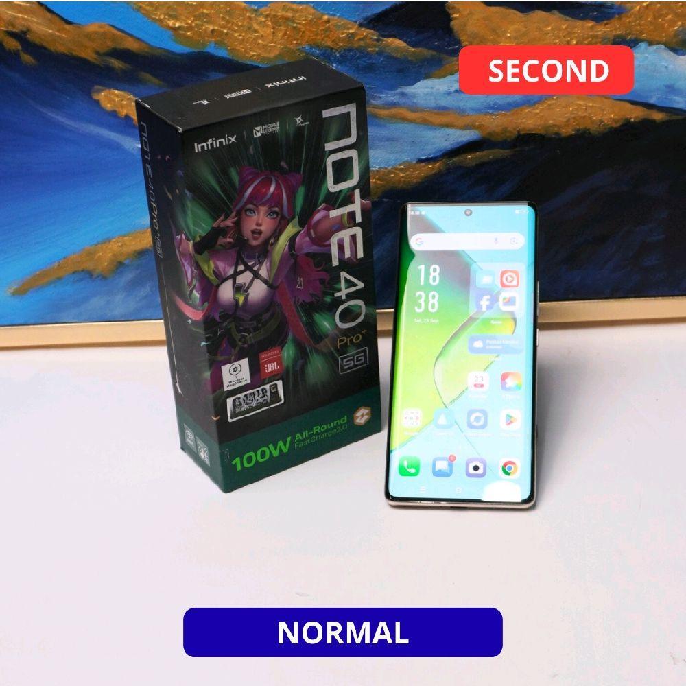 INFINIX NOTE 40 PRO 8/256 GB (5G) HP SECOND ORIGINAL SINAR MUTIARA CELL