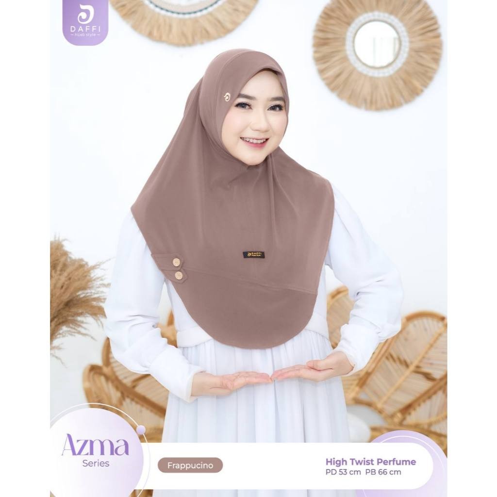 DAFFI HIJAB ORI - Bergo Azma Daffi Hijab Terbaru Jersey Premium