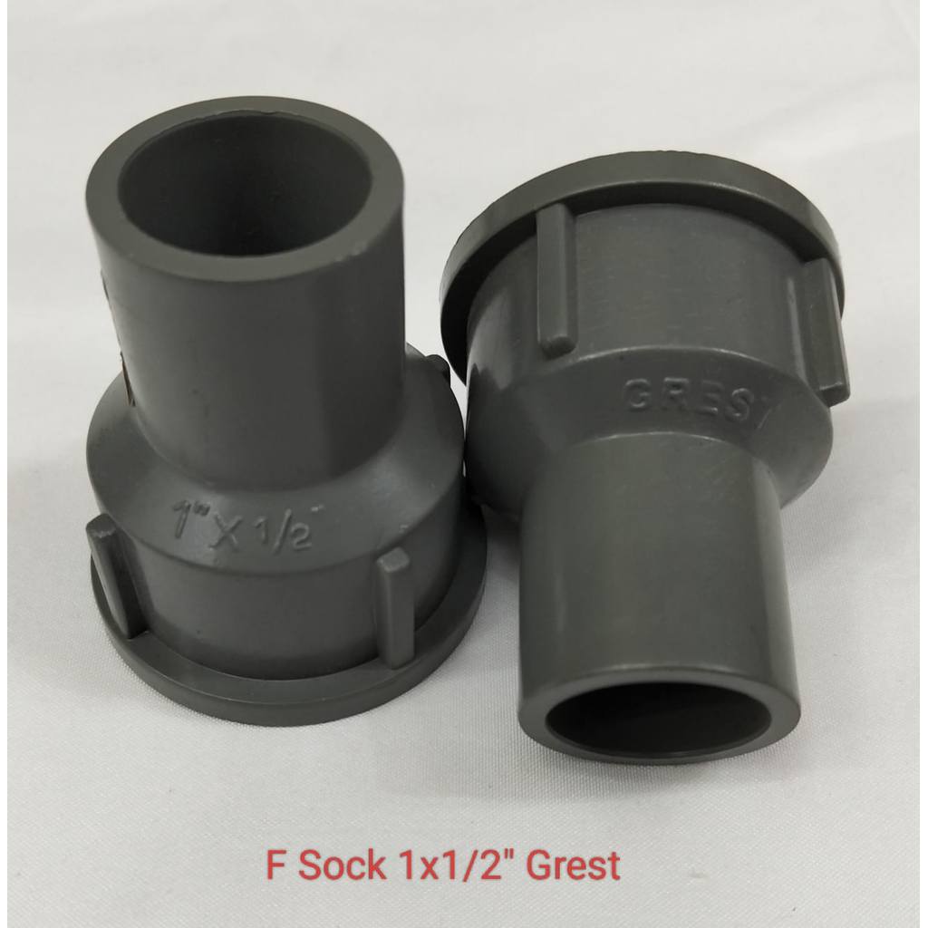 F Sok Drat Dalam PVC / Socket Drat Dalam Grest 1 x 1/2