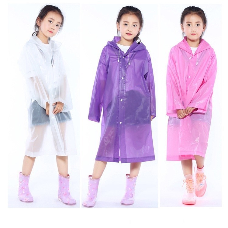 J5530 Jas Hujan EVA / Jas Hujan Transparan / Jas Hujan Poncho / Emergency Raincoat / Jas Hujan Plast
