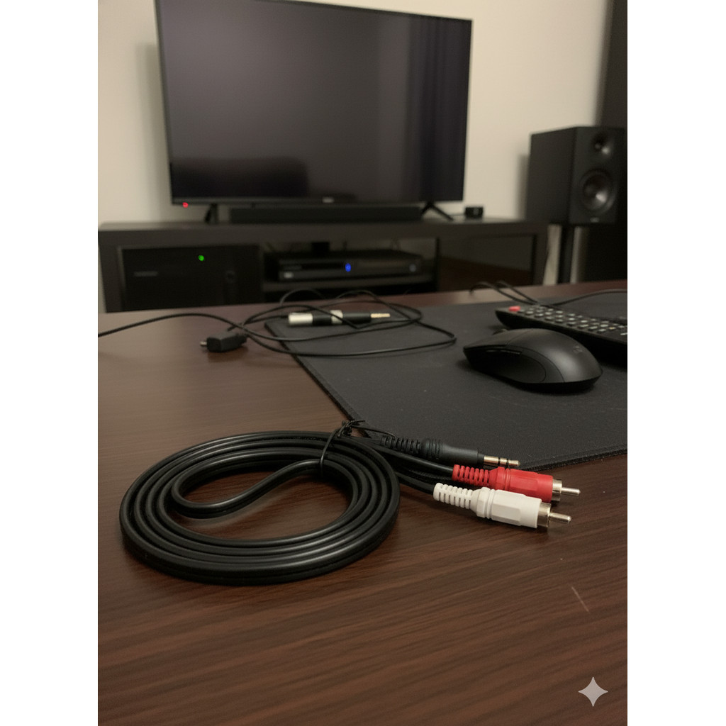 Kabel RCA 2in1 SUOER – Panjang 1.5M, Suara Bersih Maksimal