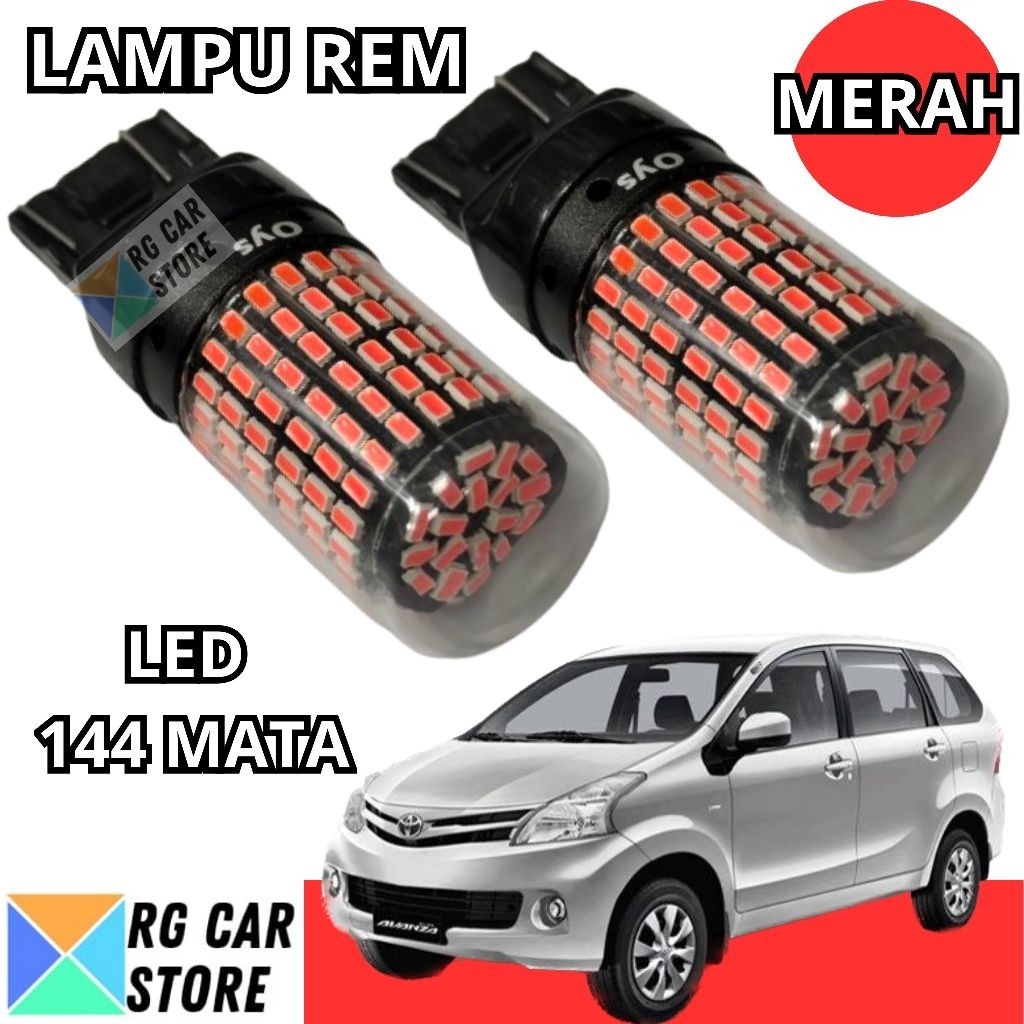Lampu LED Rem Avanza 2012-2014 144 Titik Merah Autolume Original PnP Toyota Avanza