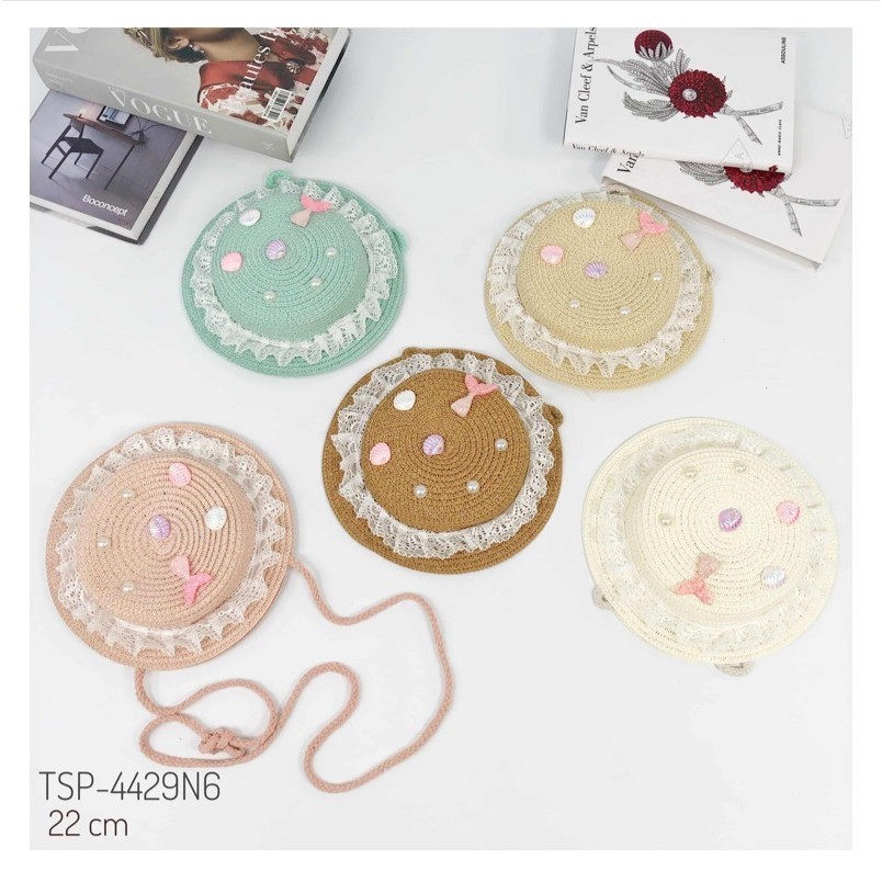 Tas Selempang Rajut Anyaman Unik Bentuk Topi – Tas Rajut Cewek Estetik Kekinian