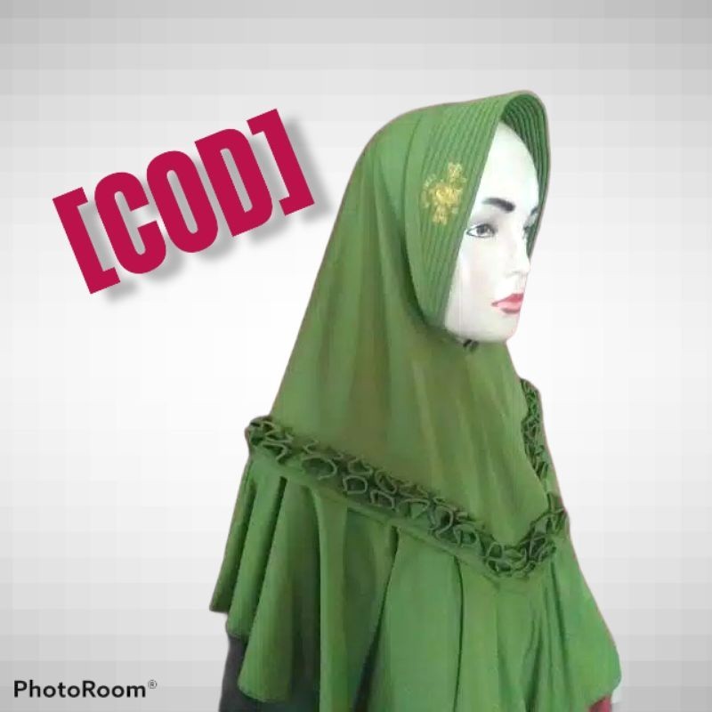 hijab bergo MUSLIMAT NU instan size L XL jumbo/ kerudung muslimat /jilbab NU / nahdatul ulama