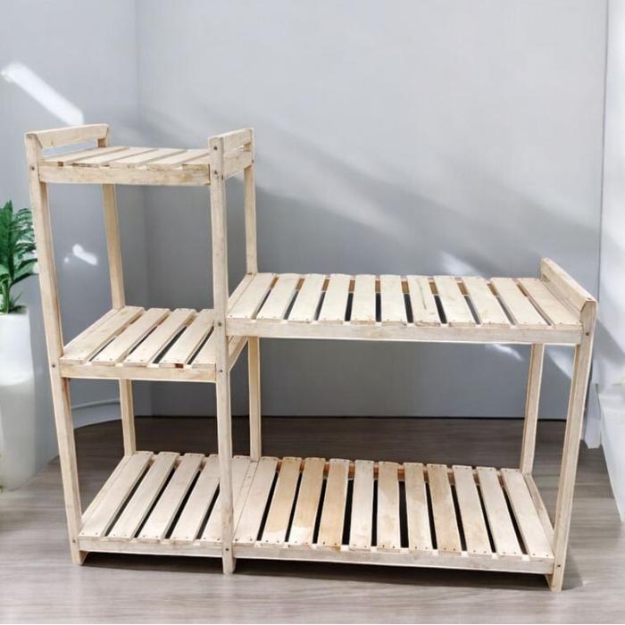 Rak kompor 5 susun/Rak Tv 5 susun/Rak dispenser 5 susun/Rak kayu 5 susun/Rak serbaguna 5 susun - Nat