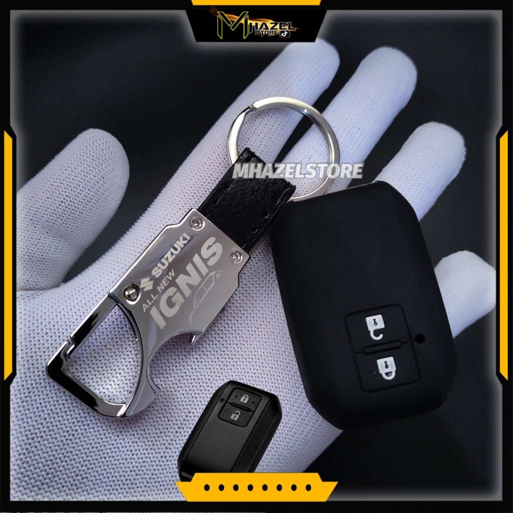 Gantungan kunci cover keyless remote mobil Suzuki all new ignis