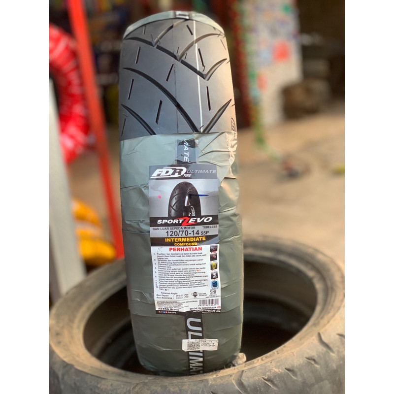 Ban Matic Tubeless FDR 120/70-14 Sport Zevo from Ban Belakang pcx150 ,Vario 160